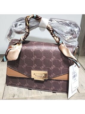 Nicole Miller Brown Crossbody Bag - New With Tags